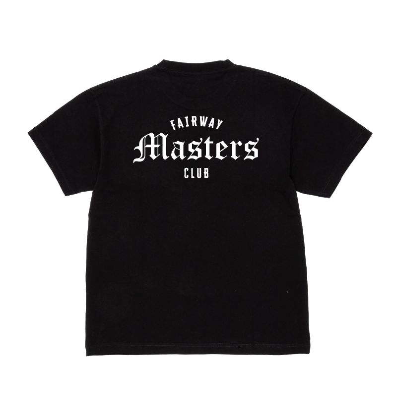 Fairway Masters Club Old English Black Shirt