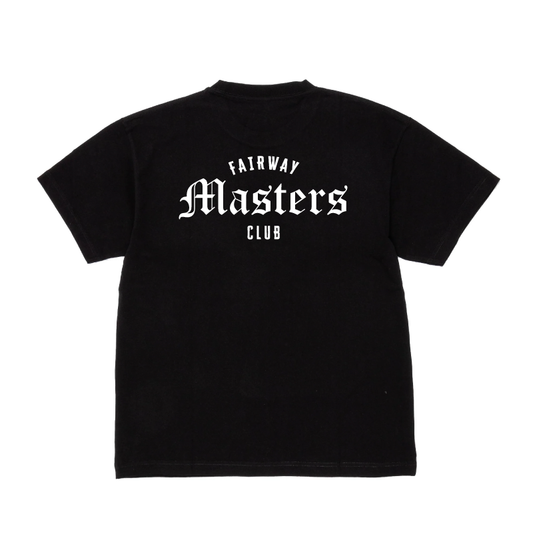Fairway Masters Club Old English Black Shirt